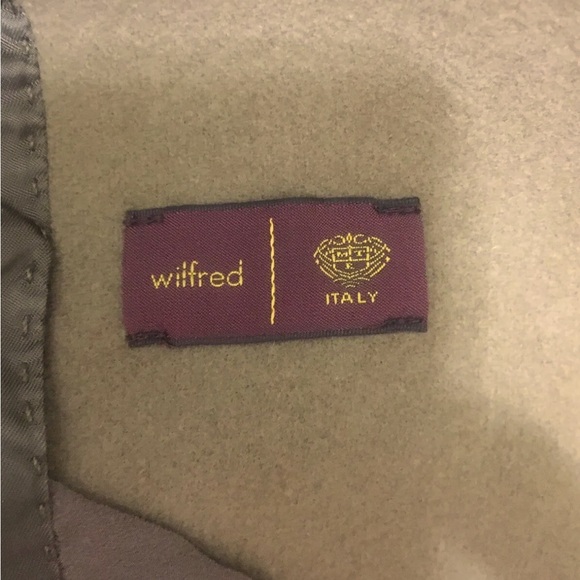 Wilfred Aritzia Borda Wool Hooded Coat in classic Deep Camel/ Tan - Picture 3 of 5